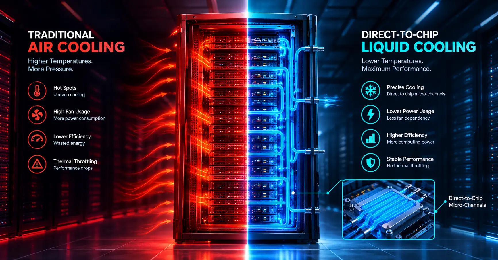 Liquid Cooling vs. Air Cooling for Next-Gen GPU Servers