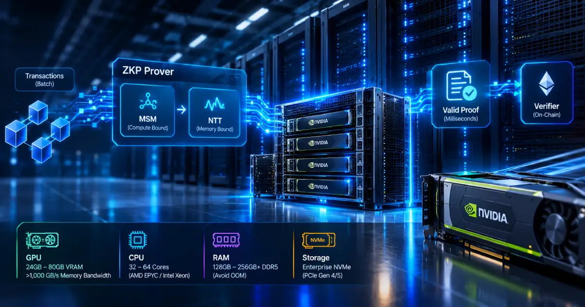 ZKP Prover Hardware: Bare Metal Specs