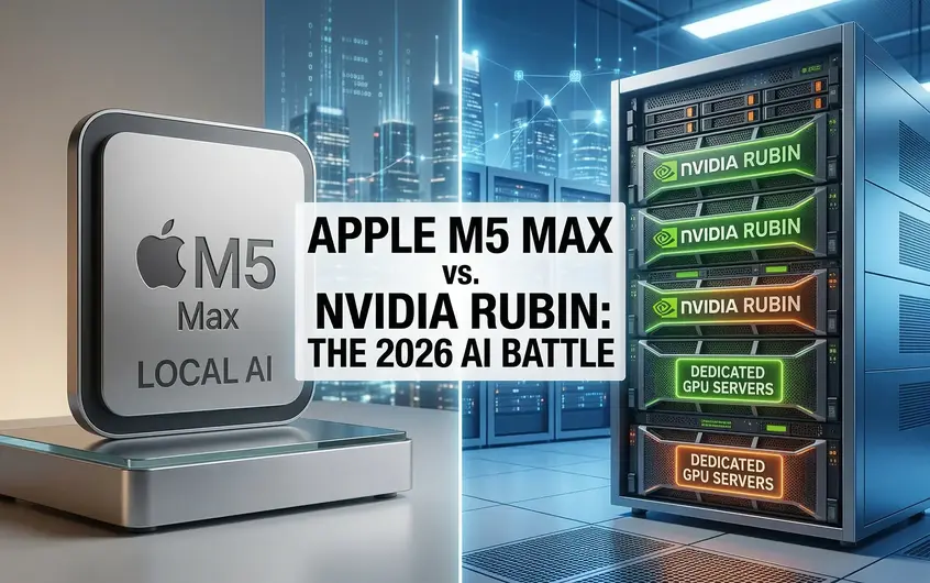 Apple M5 Max vs. NVIDIA Rubin: Local AI vs. GPU Servers 2026