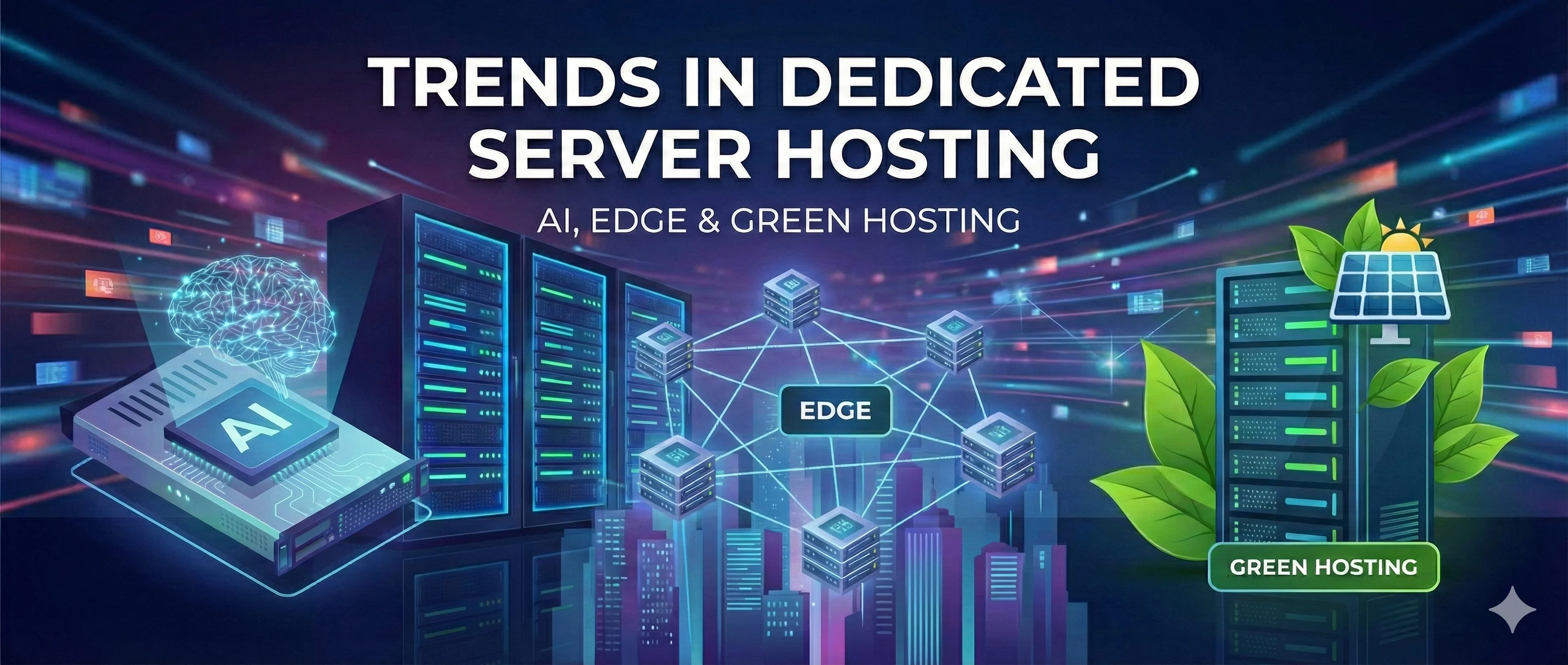 Trends in Dedicated Server Hosting: AI, Edge & Green Hosting
